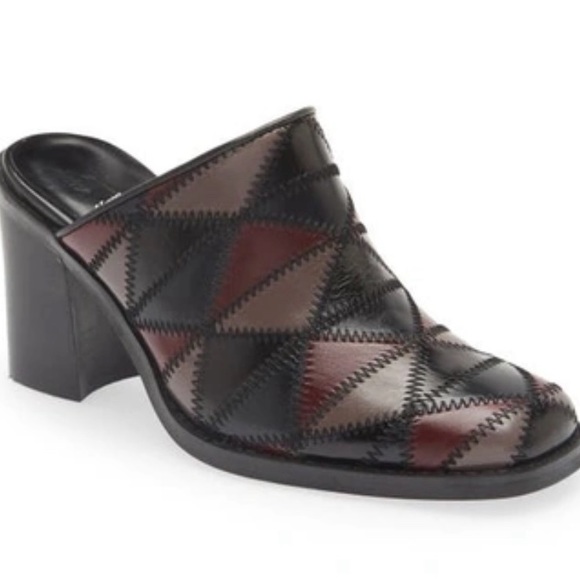 Jeffrey Campbell Karma Color-block Mule Women’s Sz 9 - Picture 1 of 9